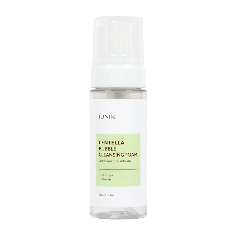 

Iunik, Centella Bubble Cleansing Foam, Пенка для лица, 150мл