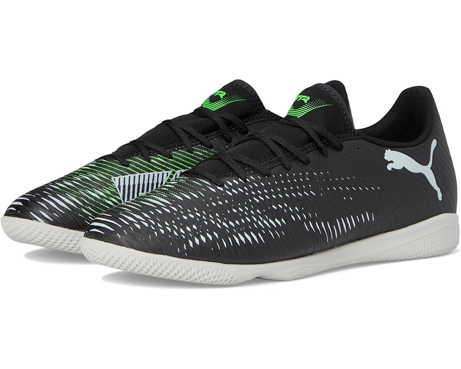 

Кроссовки PUMA Future 8 Play Indoor Trainer Soccer Shoes, цвет Puma Black-Cool Light Gray-Fluo Green