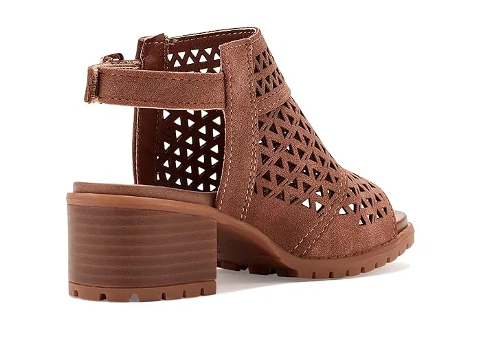 Босоножки на каблуке Mollee Mia Kids, Cognac — фото 4