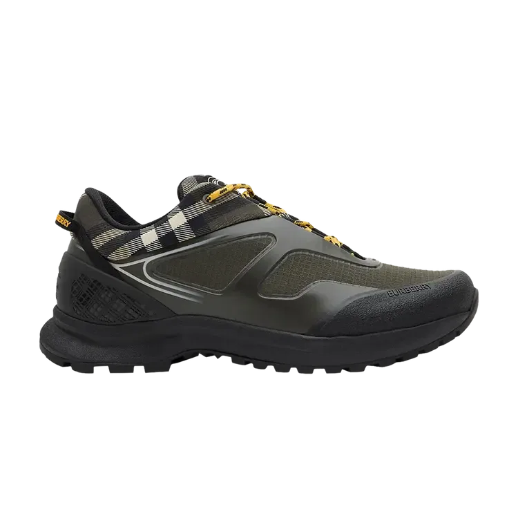Кроссовки Burberry Discover Low Sneaker, зеленый