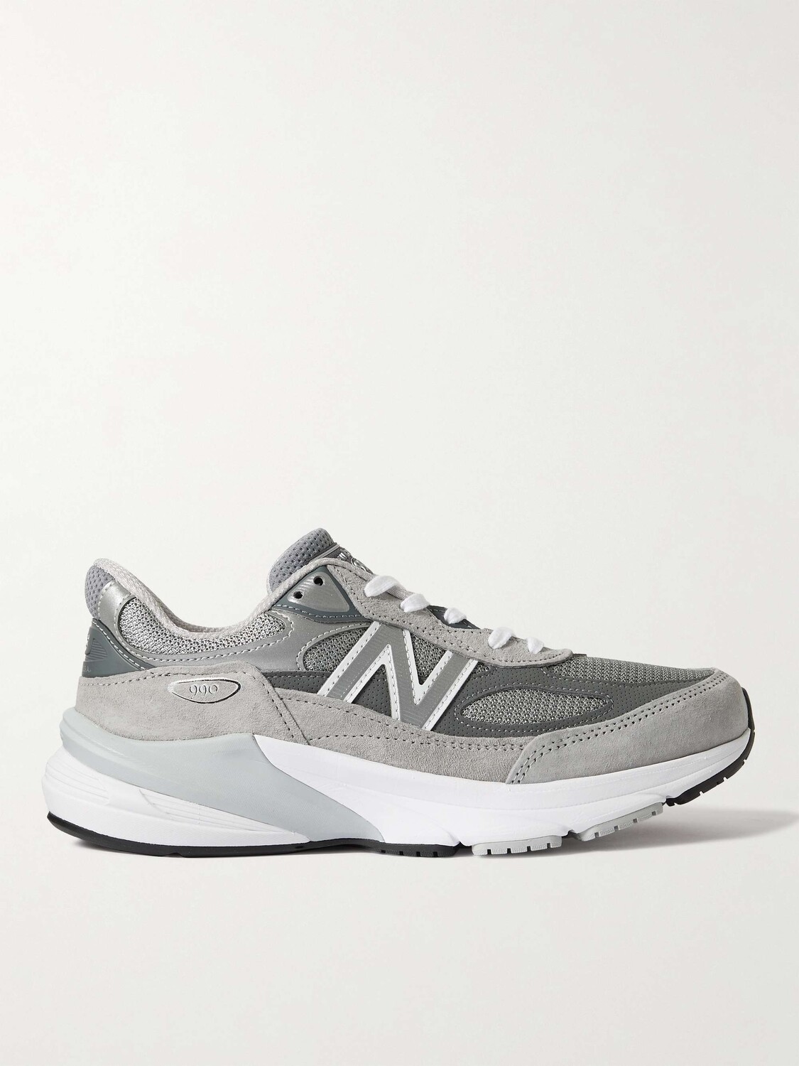 

Кроссовки 990 V6 из замши и сетки с кожаной отделкой NEW BALANCE, серый