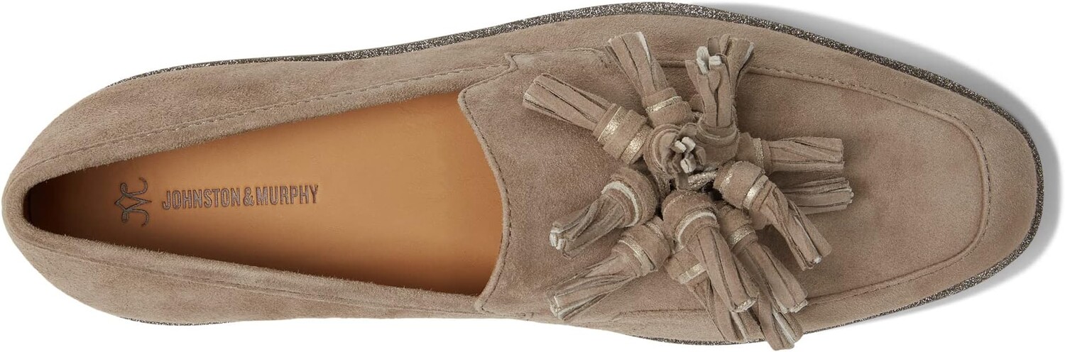 Лоферы Gracelyn Tassel Johnston & Murphy, цвет Taupe Suede — фото 2