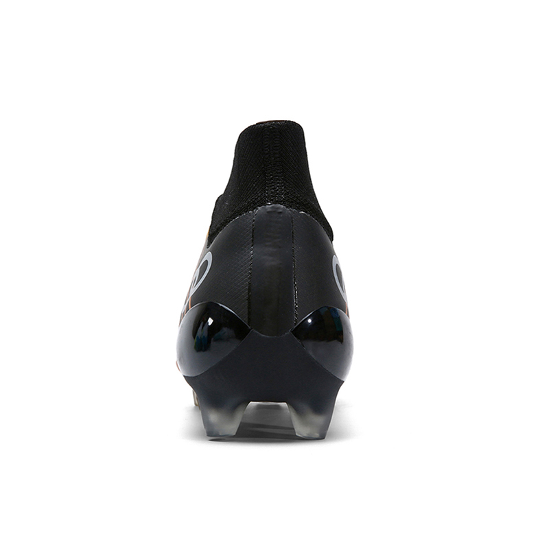 Антискользящие износостойкие футбольные бутсы Unisex Black Gold ATAY, Black Gold Turf — фото 4