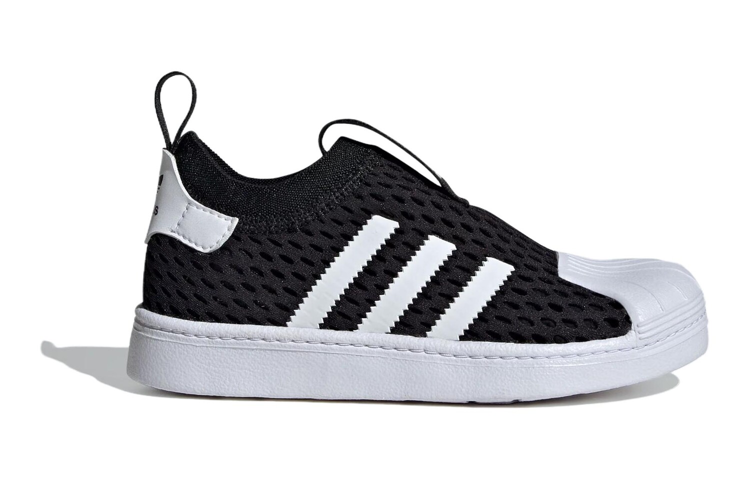 Adidas originals Superstar Series Kids Кроссовки для скейтбординга для детей, Black/White/Gold — фото 2