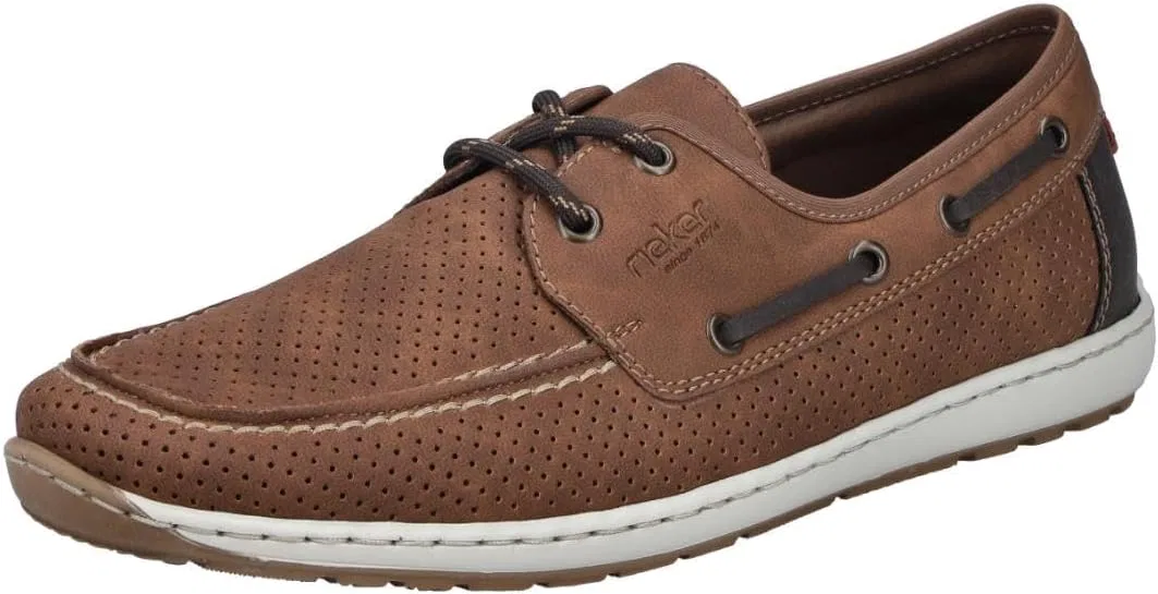 Мужские туфли Rieker 08816 на шнуровке, Brown