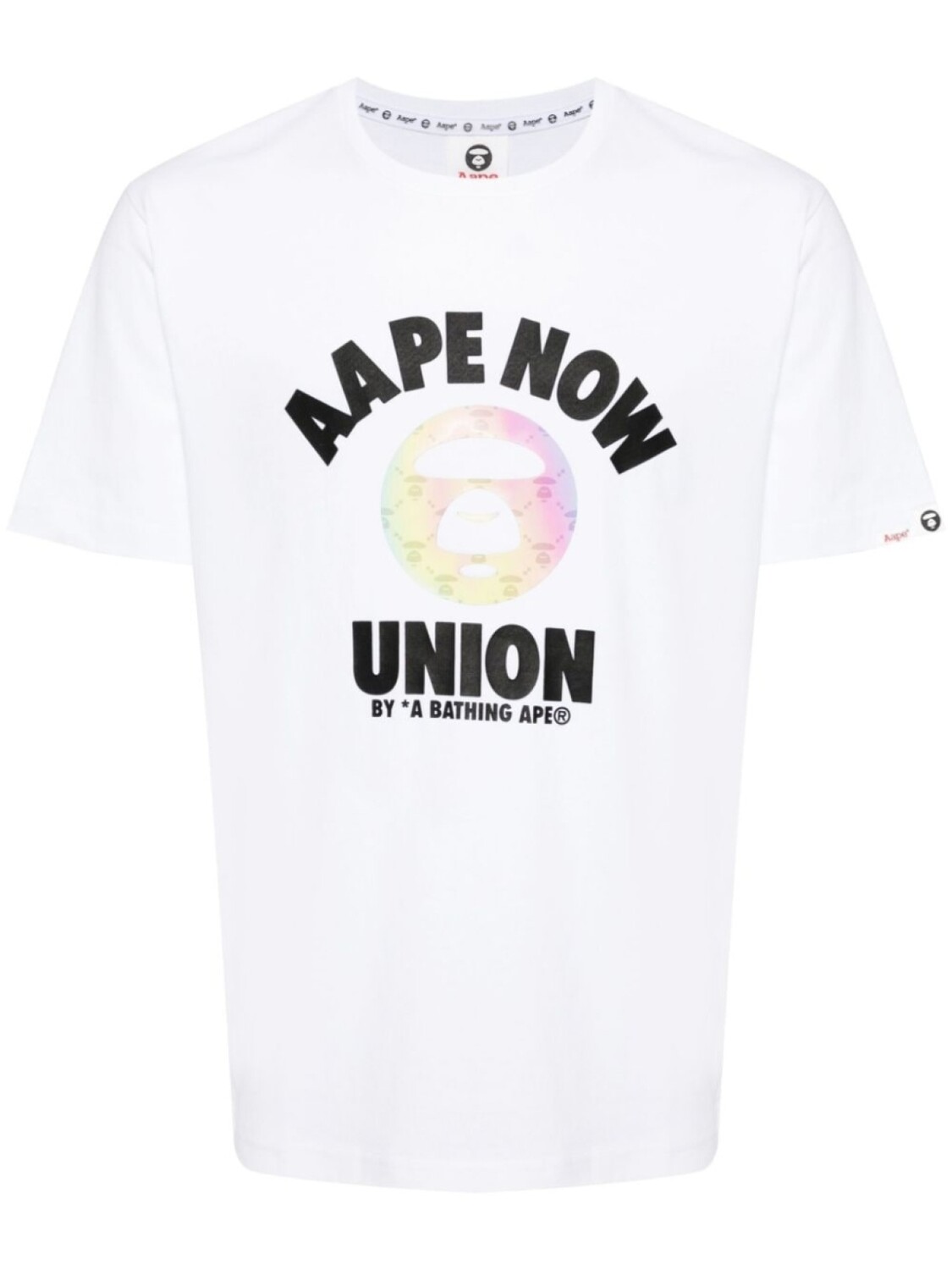 

AAPE BY *A BATHING APE футболка с графичным принтом, белый