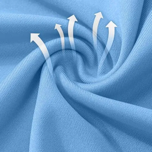 Футболка мужская с коротким рукавом, повседневная, легкая, Sky Blue