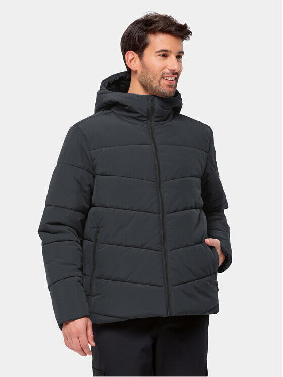 

Пуховик стандартного кроя Jack Wolfskin, черный
