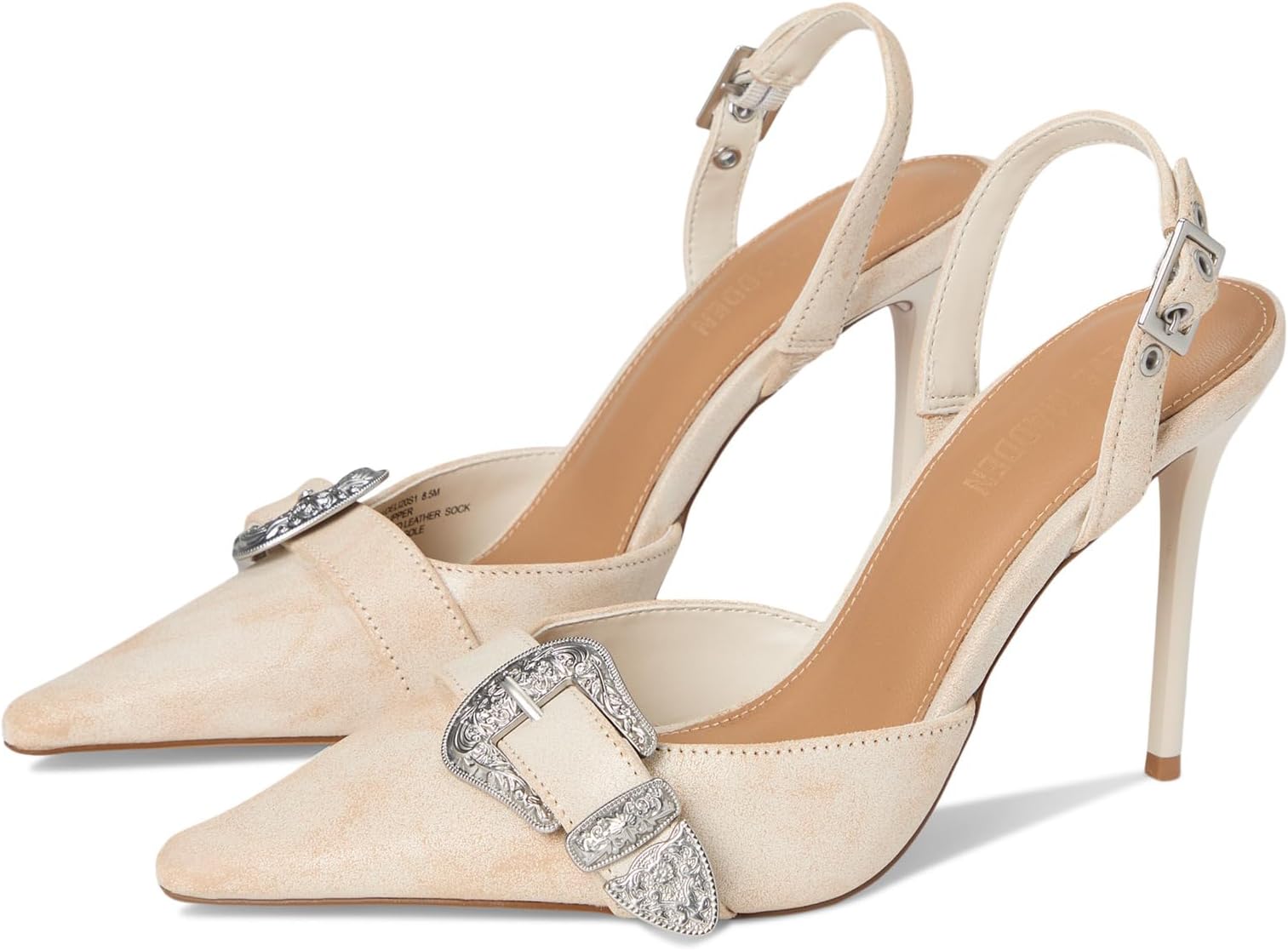 Туфли Steve Madden Delilah, White Distressed
