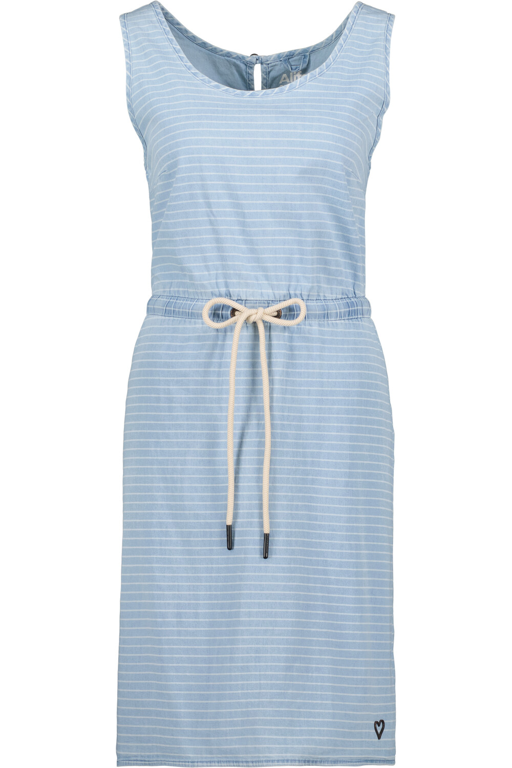 

Платье alife and kickin Sommer, Blusen, Jeans, Mini, Shirt, Jersey, Strand DojaAK DNM B, цвет light denim