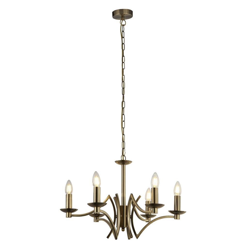 

ASCOT подвесной светильник 6 лампочек ANTIQUE BRASS Searchlight
