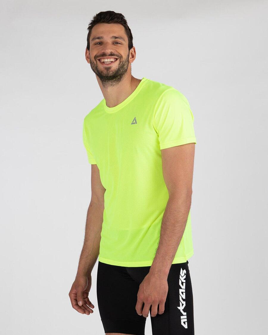 

AIRTRACKS Функциональная беговая футболка с коротким рукавом Comfort Line Neon