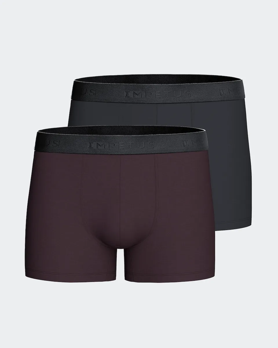 

Упаковка из двух мужских боксеров из ткани в различных цветах Impetus