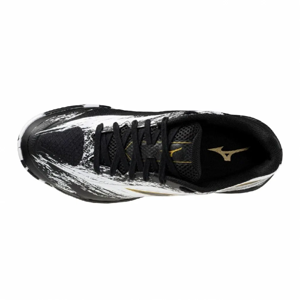 Унисекс кроссовки для настольного тенниса «Wave Medal 8» от Mizuno, Black X White — фото 3