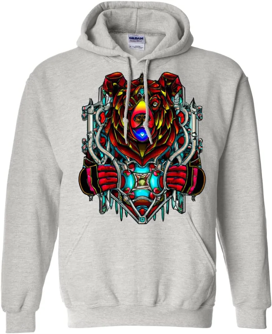 

Толстовка Dolphin Shirt Co с принтом Gothic Cyborg Bear