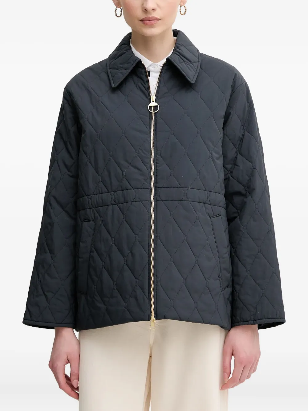 

Стеганая куртка Clarissa с узором Barbour, синий