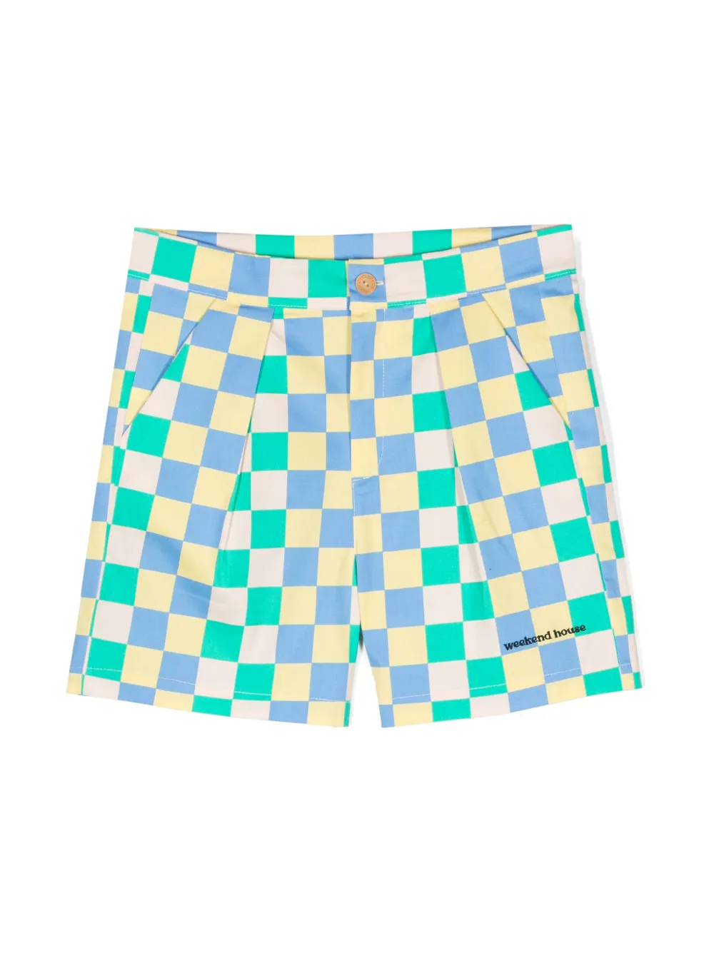 

Клетчатые шорты из органического хлопка Weekend House Kids., синий