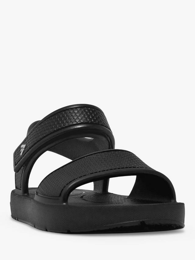 Детские сандалии Iqushion с задней застежкой и перламутровым покрытием FitFlop, Black — фото 2