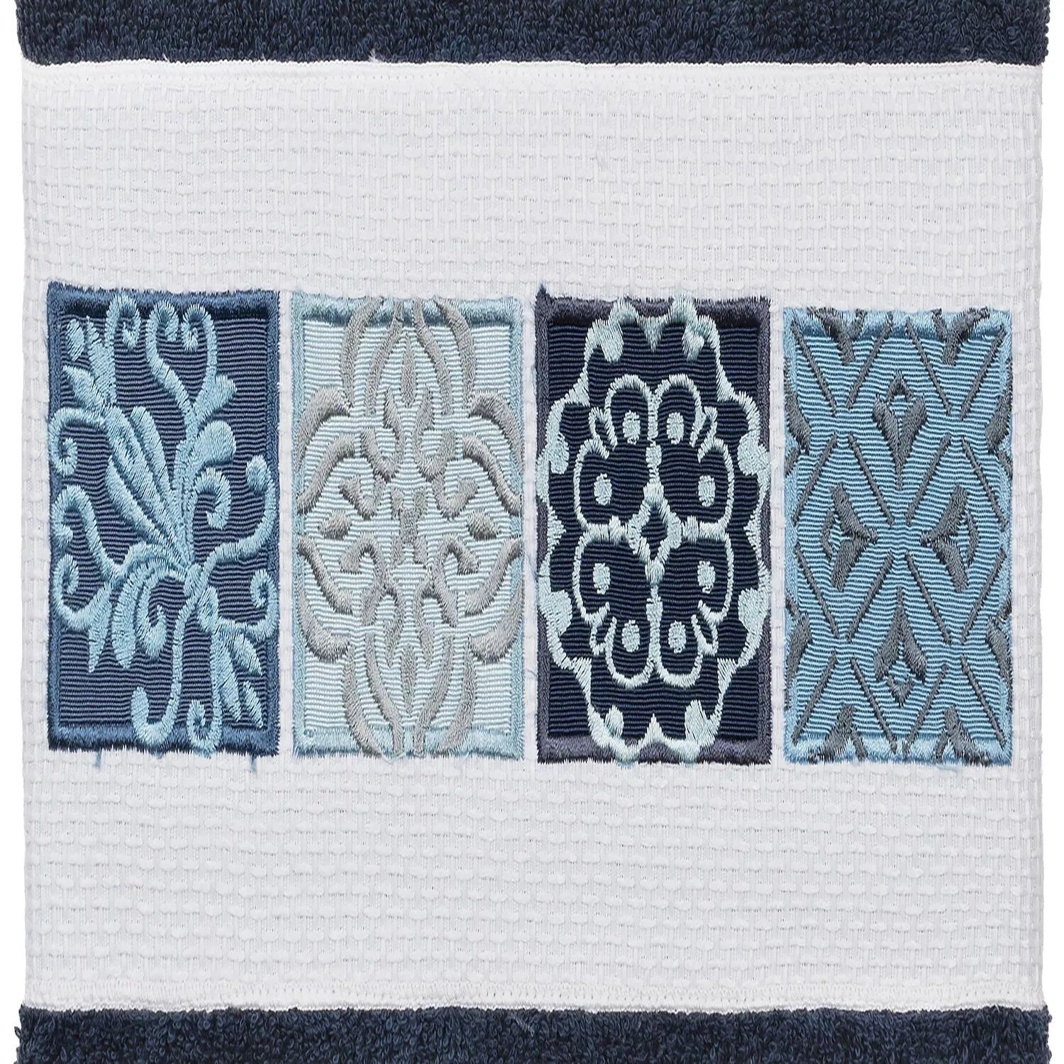 

Linum Home Textiles Турецкий хлопок Vivian Набор из 2 банных полотенец с украшением, бежевый