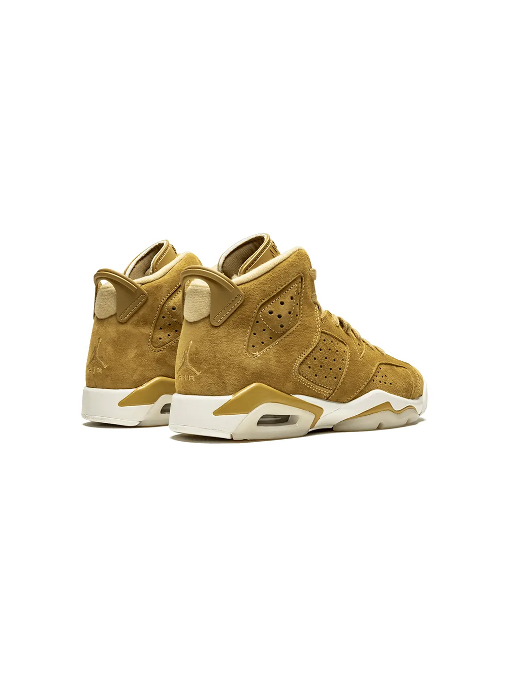 Кроссовки Air Jordan 6 Retro BG Jordan Kids, золотой — фото 3