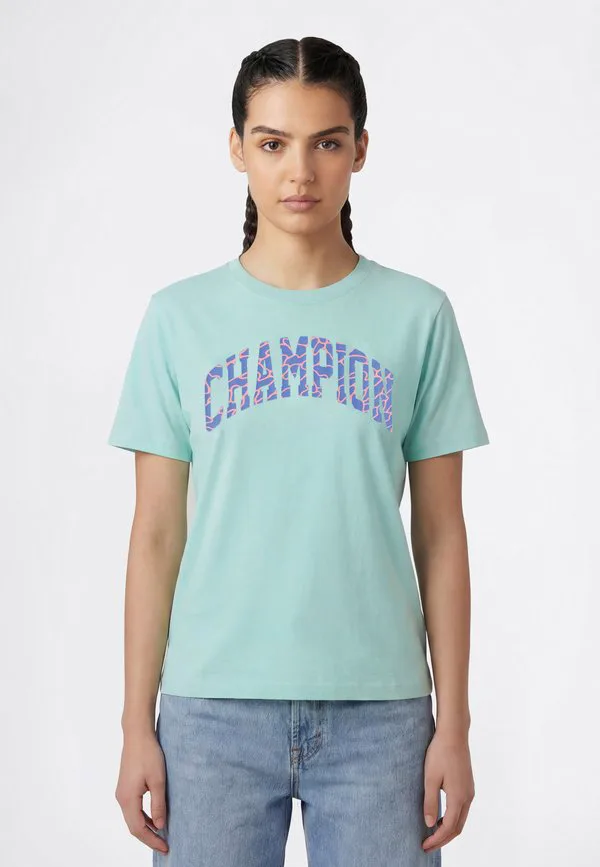 

Футболка с графическим принтом от магазина футболок Champion, Green, Зеленый, Футболка с графическим принтом от магазина футболок Champion, Green