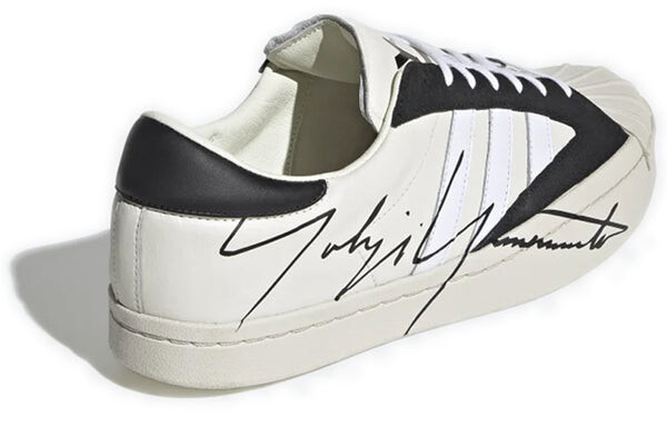 Модные кроссовки y 3 yohji pro superstar skate low Adidas, белый — фото 3
