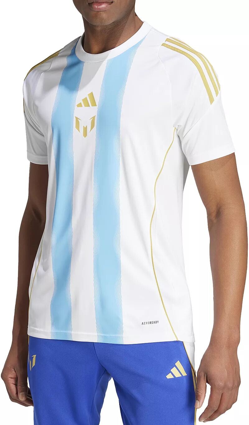 

Мужская тренировочная майка Adidas Pitch 2 Street Messi, белый