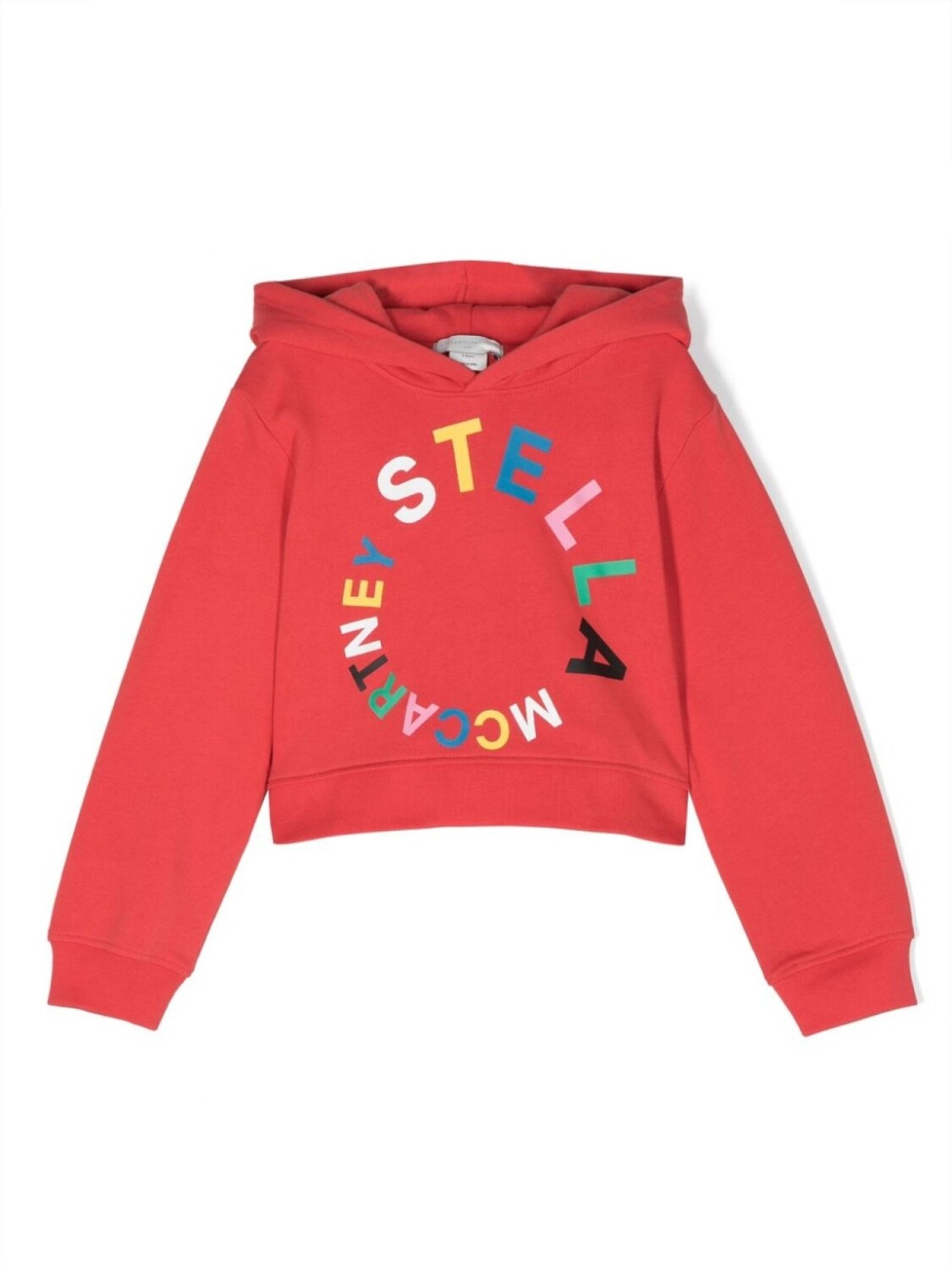 

Stella McCartney Kids худи из органического хлопка с логотипом, красный