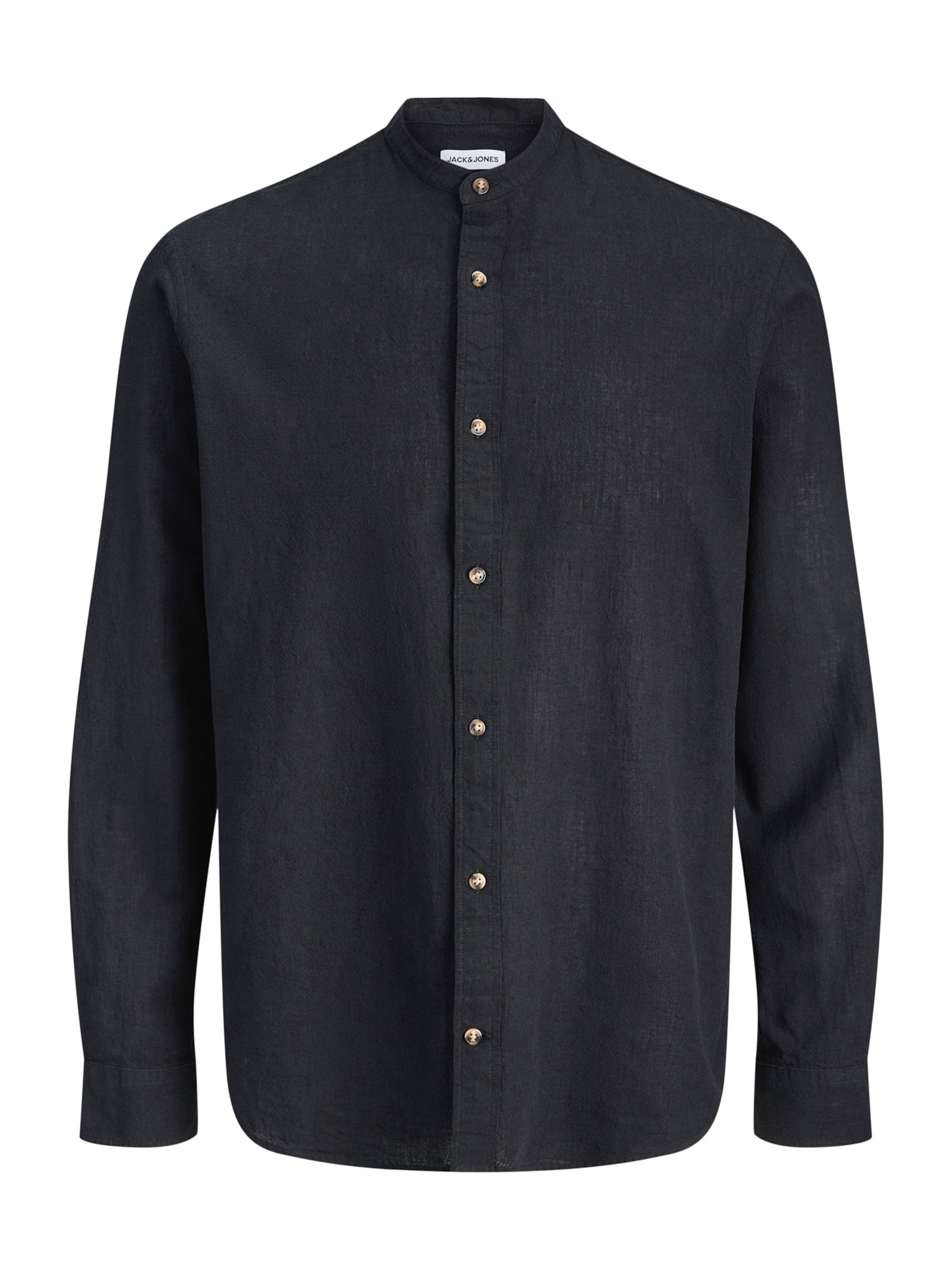 

JACK & JONES Рубашка на пуговицах 'JJESummer' Regular fit в черном цвете