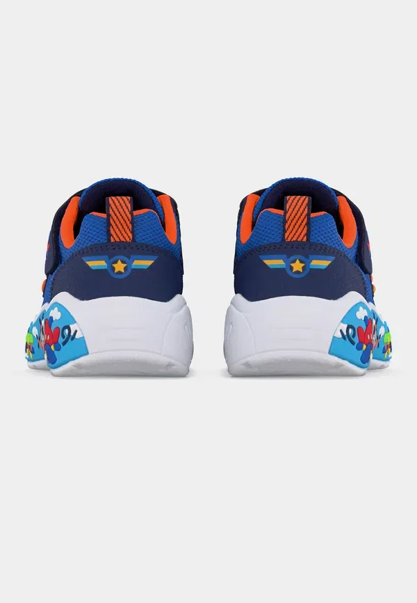 Кроссовки для игр Skechers, синий/тёмно-синий/оранжевый — фото 4