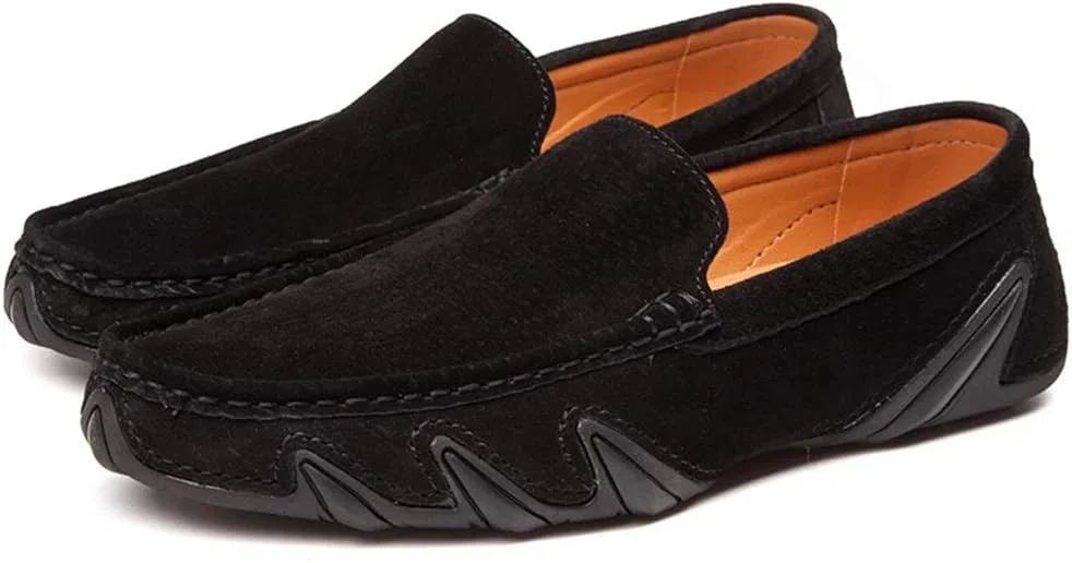 Лоферы классические мужские, бренд неизвестен, модель Penny Loafers, черный TEDALIHAO — фото 4