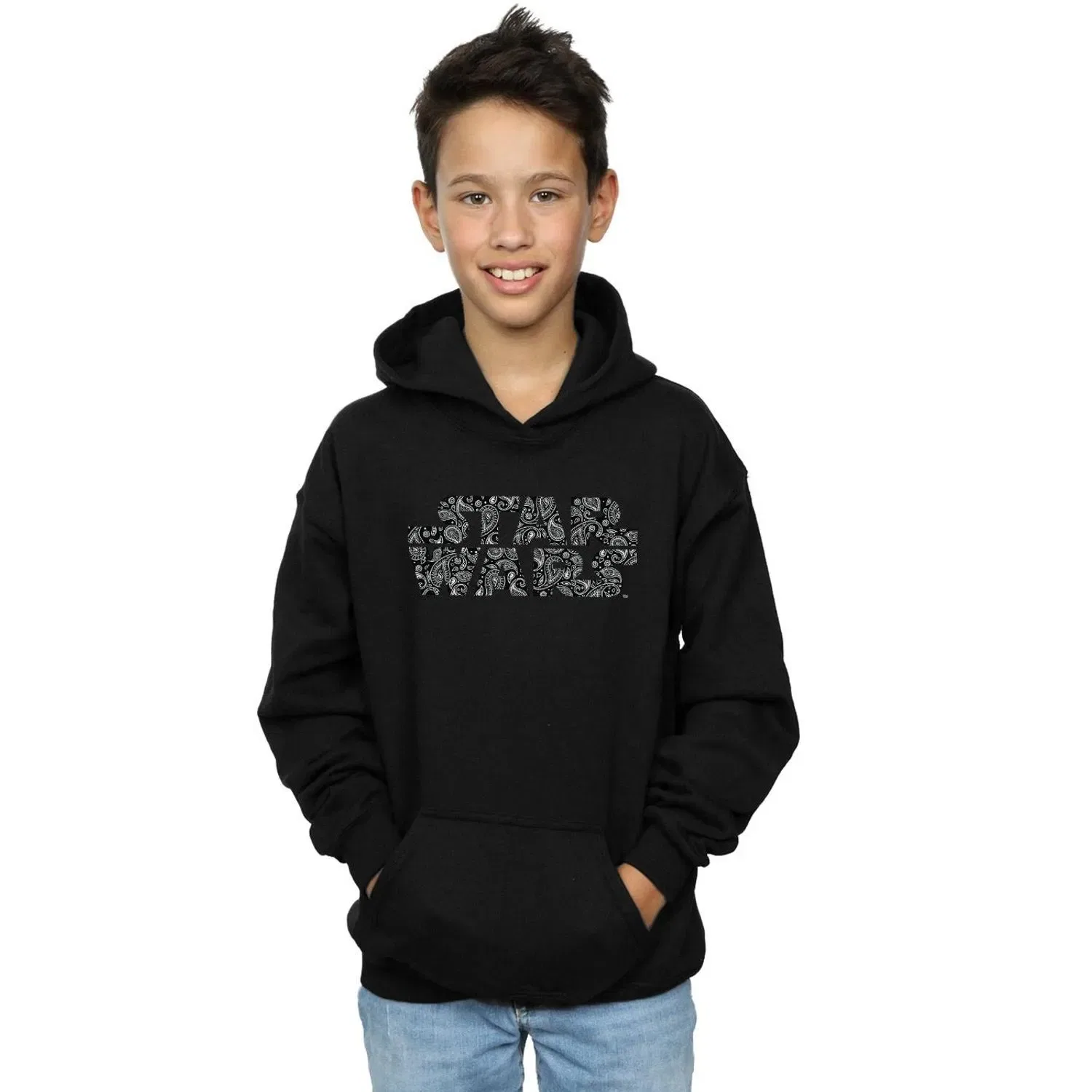 Худи с принтом Paisley Star Wars, черный