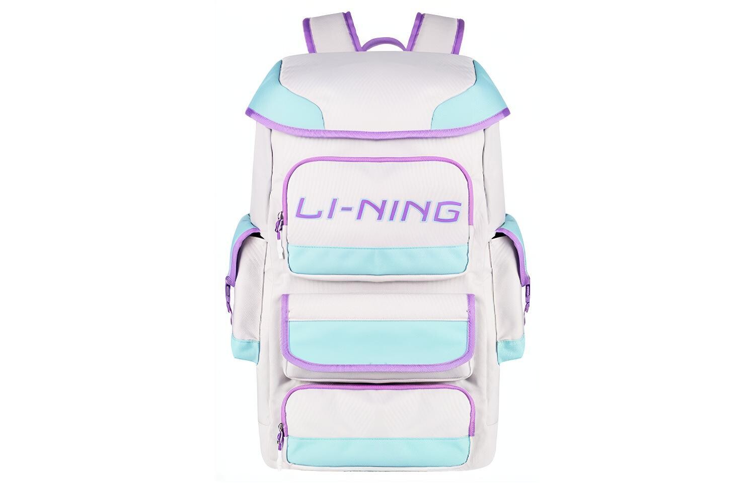 

Li Ning Рюкзак унисекс с подкладкой, Белый/Фиолетовый