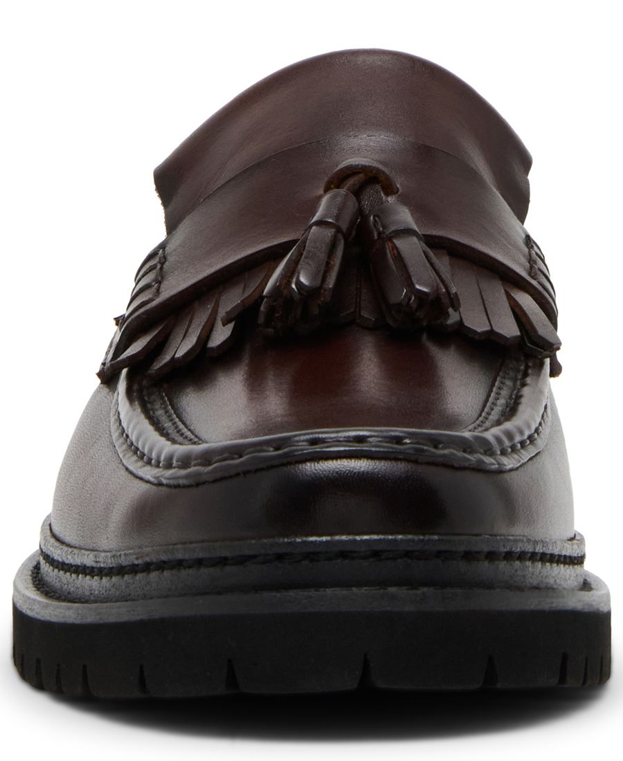 Мужские лоферы-слипоны в стиле Анкара Steve Madden, Brown — фото 4