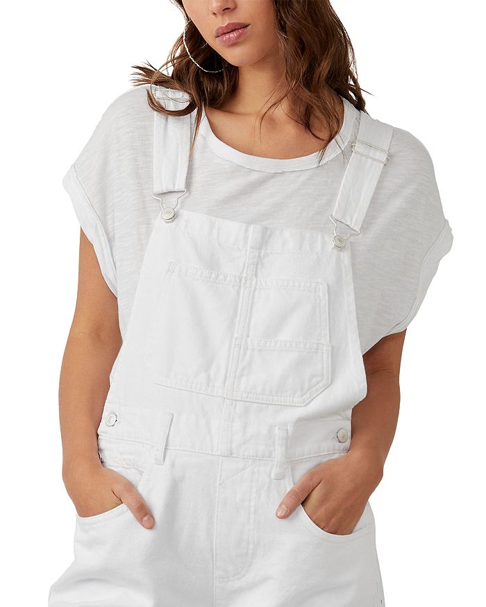 

We The Free Ziggy Shortalls Free People, белый