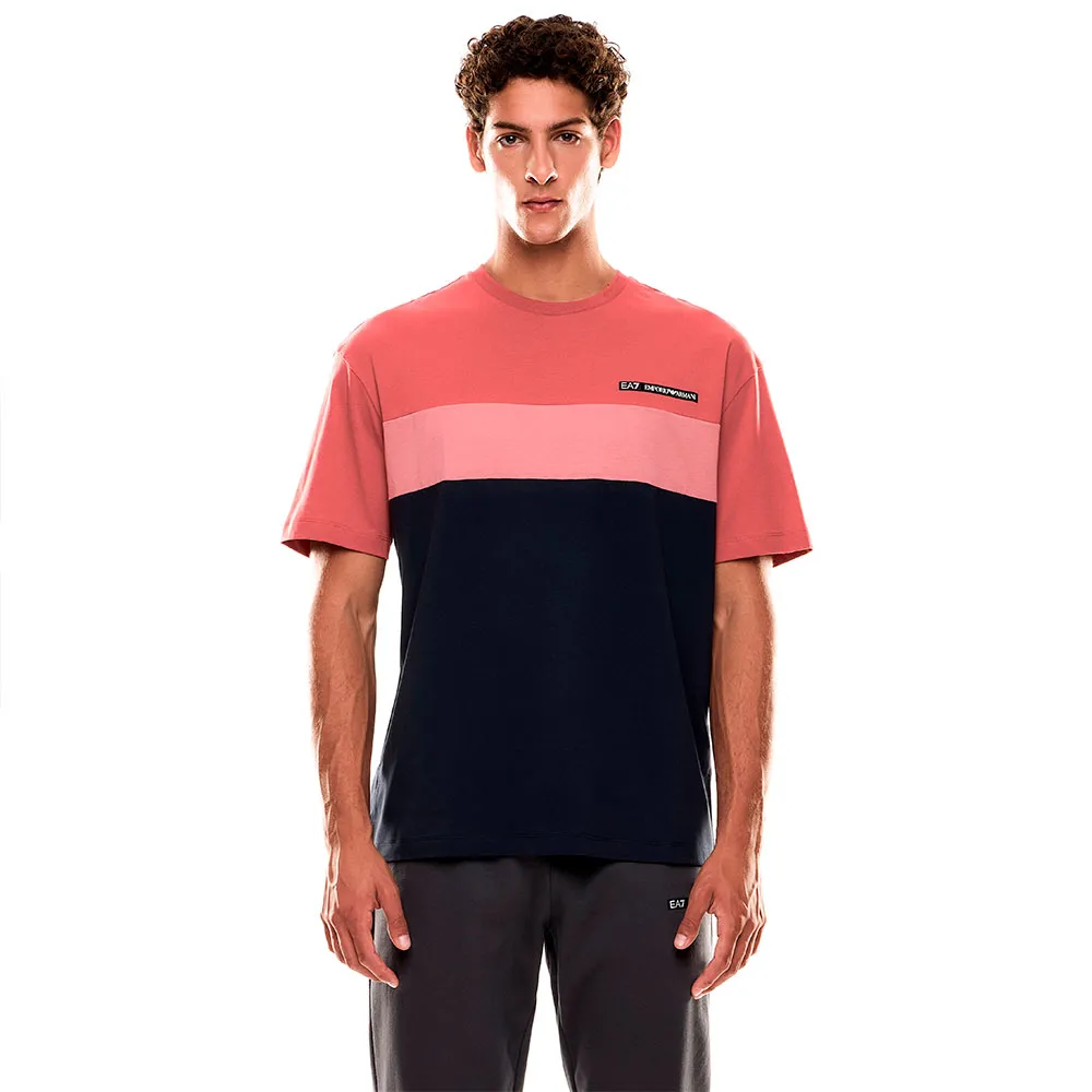 

Футболка с коротким рукавом EA7 EMPORIO ARMANI Train Athletic Colour Block, красный