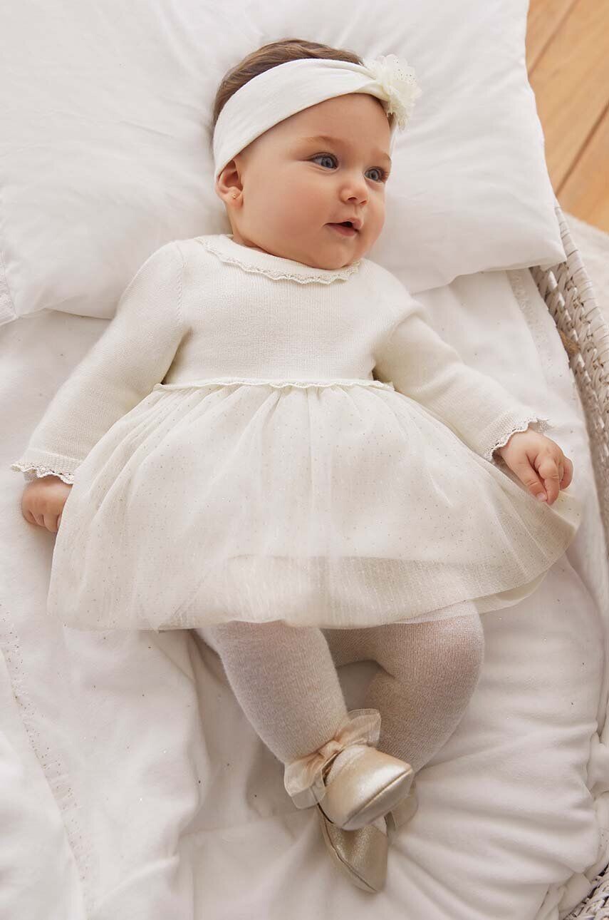 

Платье для новорожденных Mayoral Newborn, бежевый