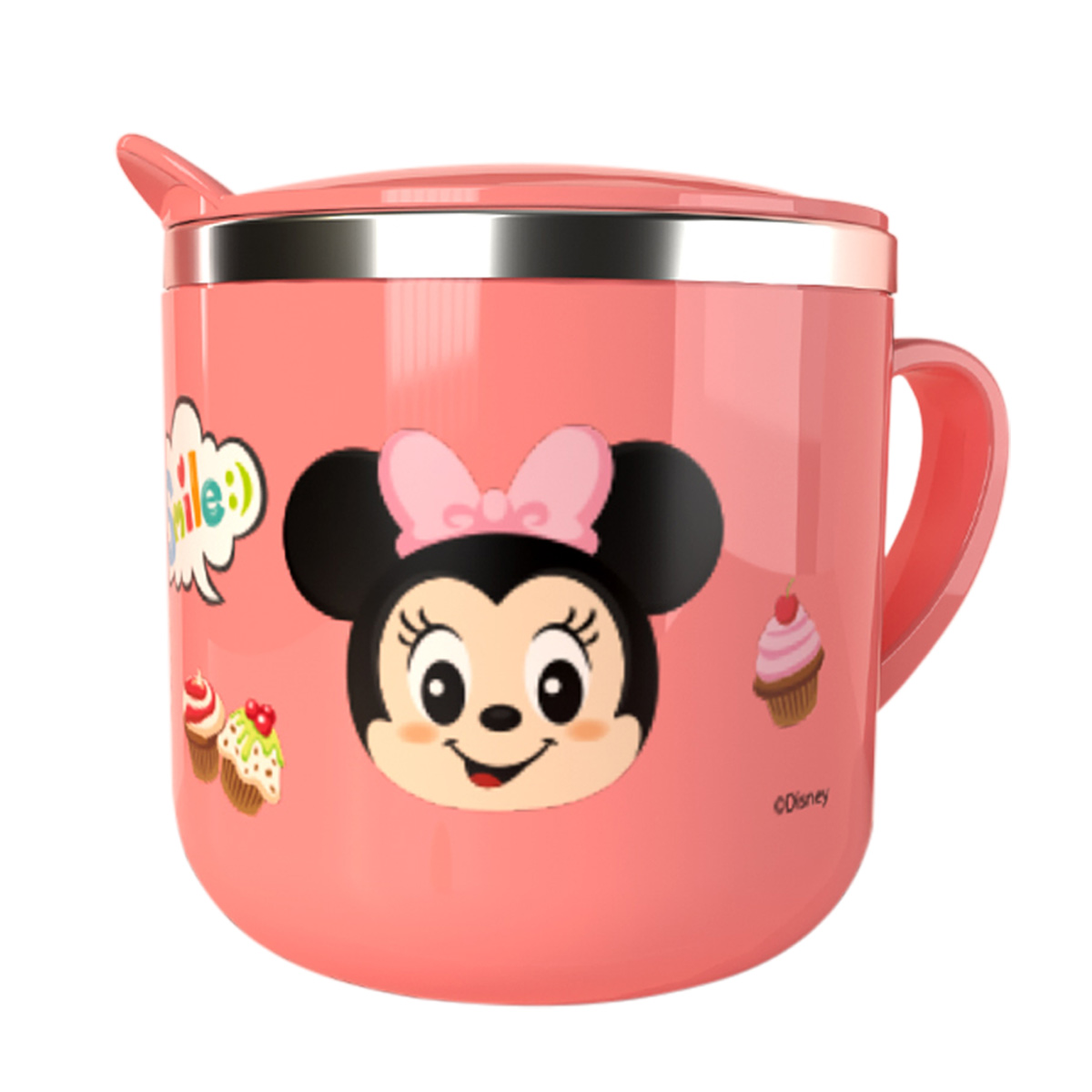 Пластиковый стакан для воды 260ml Disney, красный — фото 3