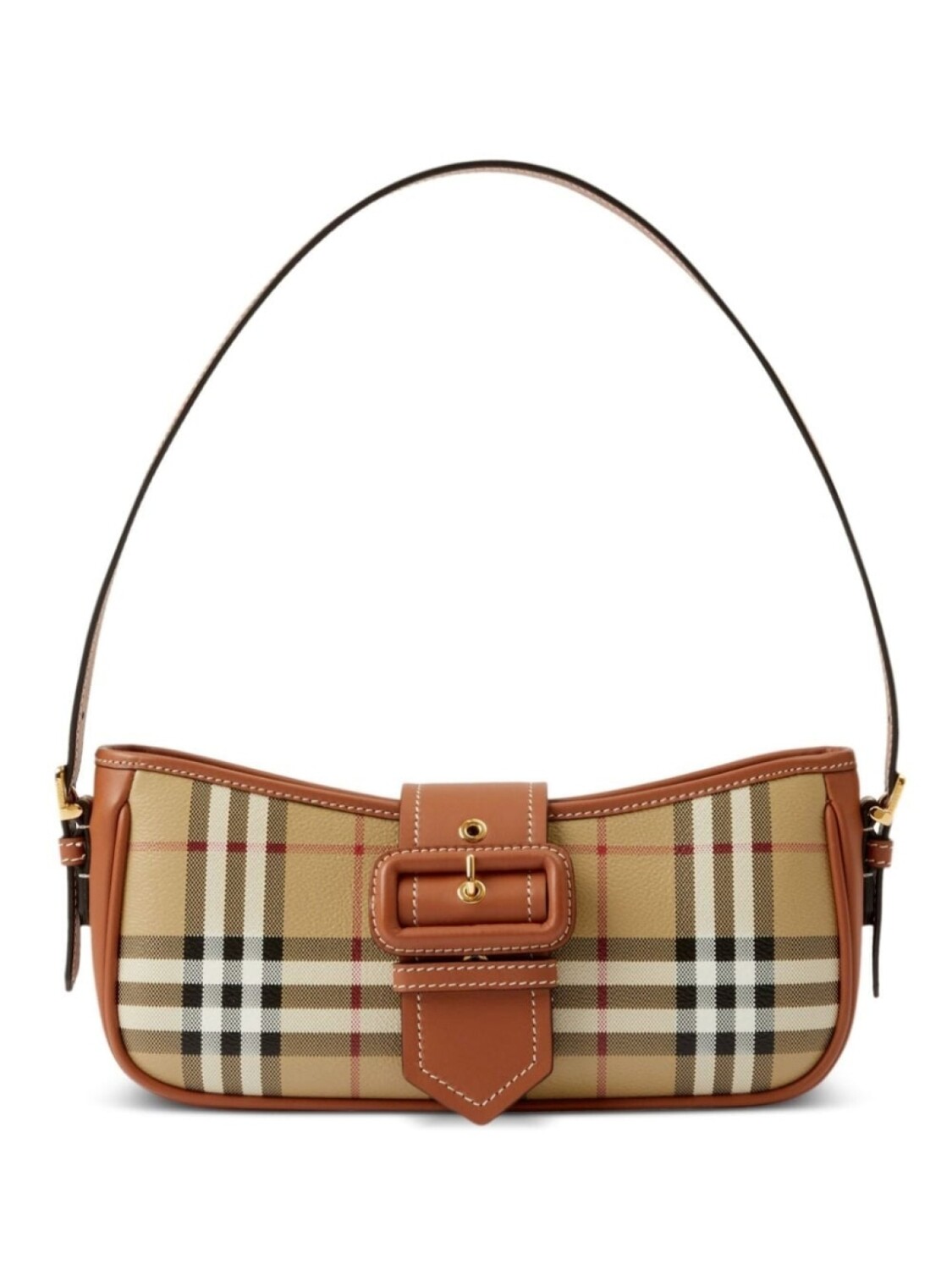 

Сумка через плечо Burberry в клетку, бежевый