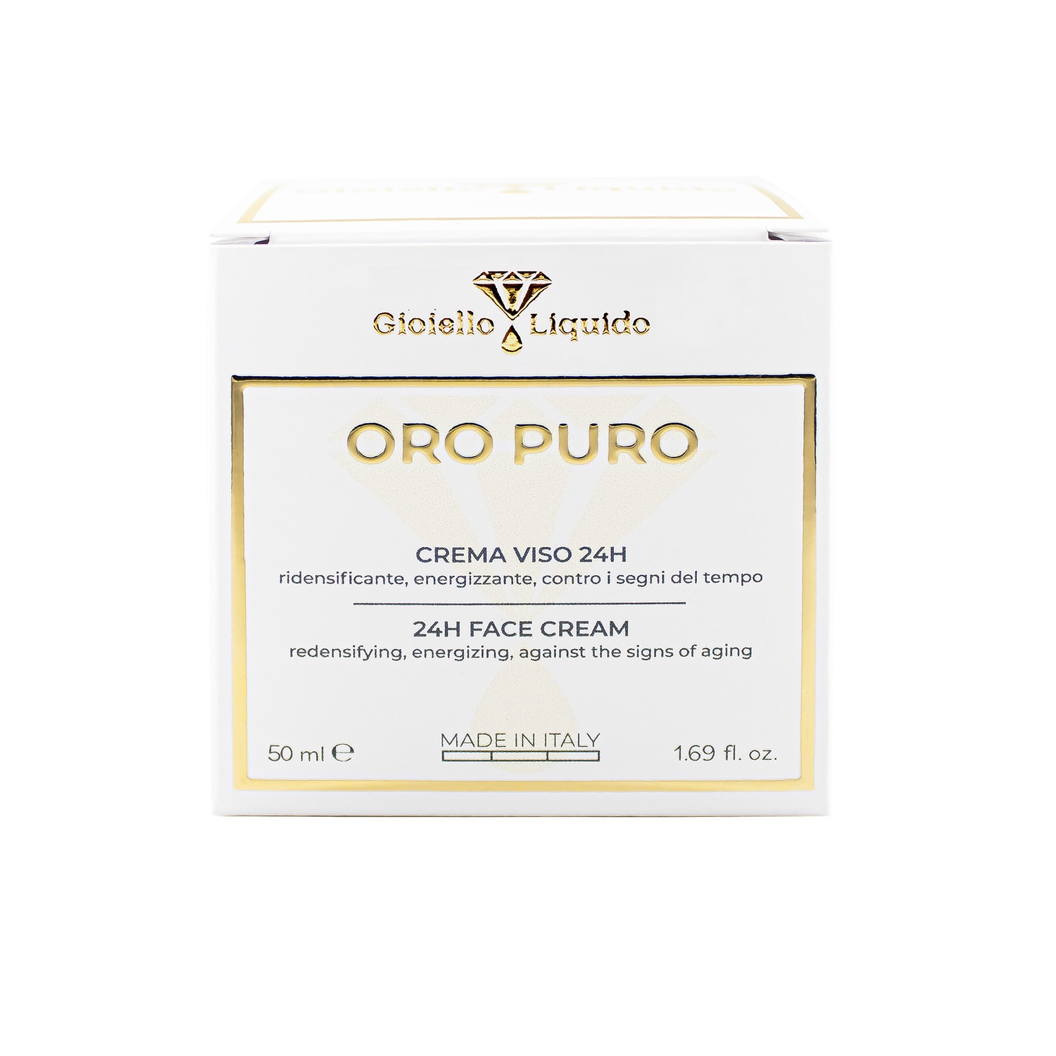 Крем для лица Gioiello Liquido — 24h face cream "pure gold“ , объем, 50 мл — фото 3