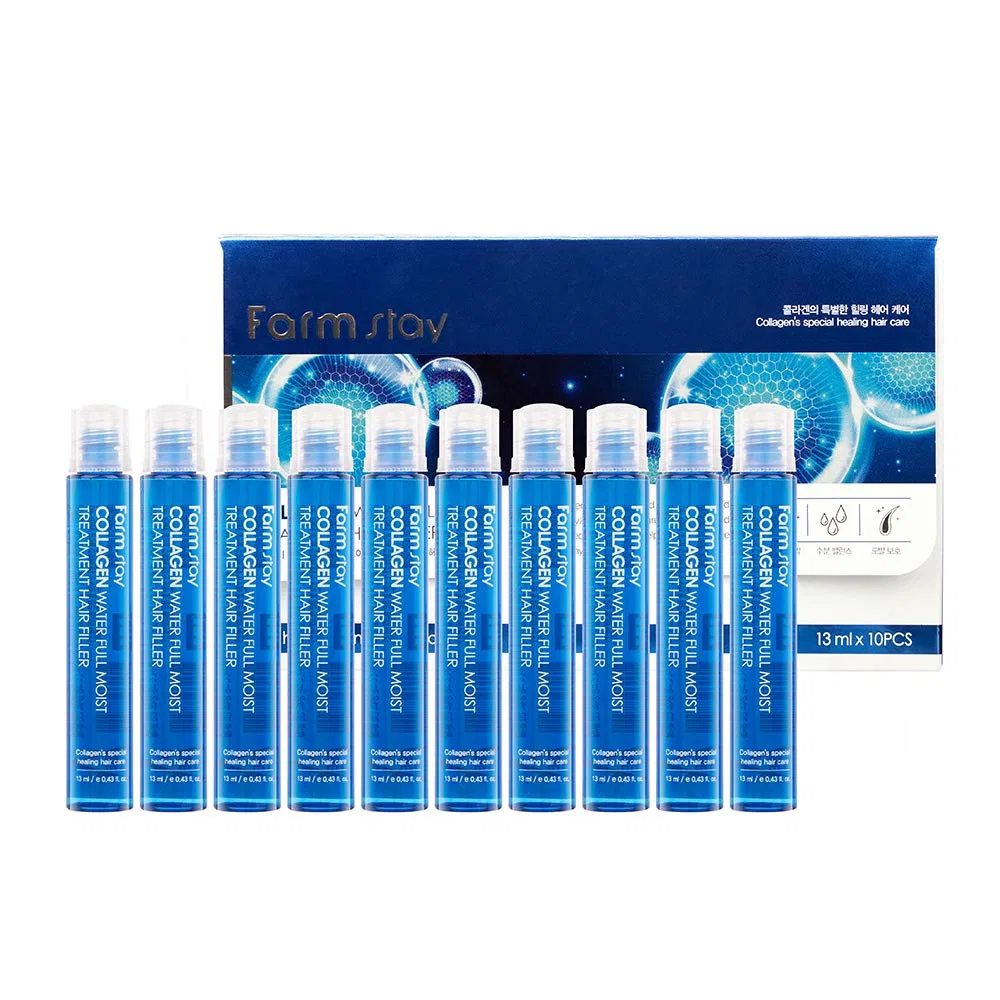 Филлер для волос Farm Stay Collagen Water Full Moist Treatment, 13 мл Farm Stay — фото 3