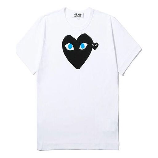 

Футболка emblem heart t-shirt 'white' Comme Des Garcons Play, белый