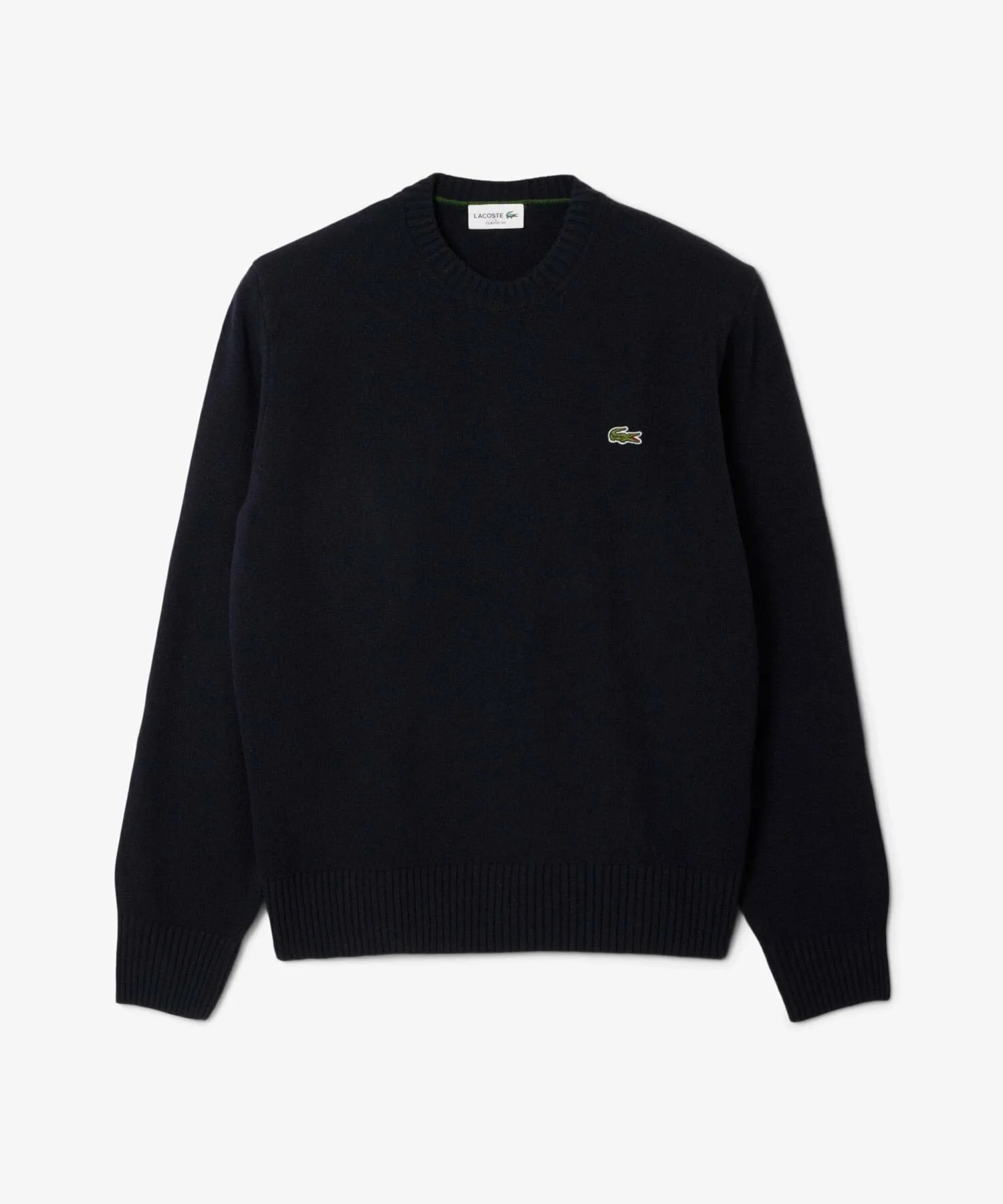 Вязаный шерстяной свитер LACOSTE, Navy — фото 4