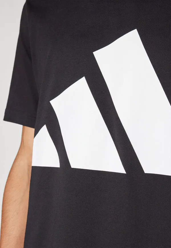 M bl sj t print tshirt Adidas Sportswear, Black White — фото 4