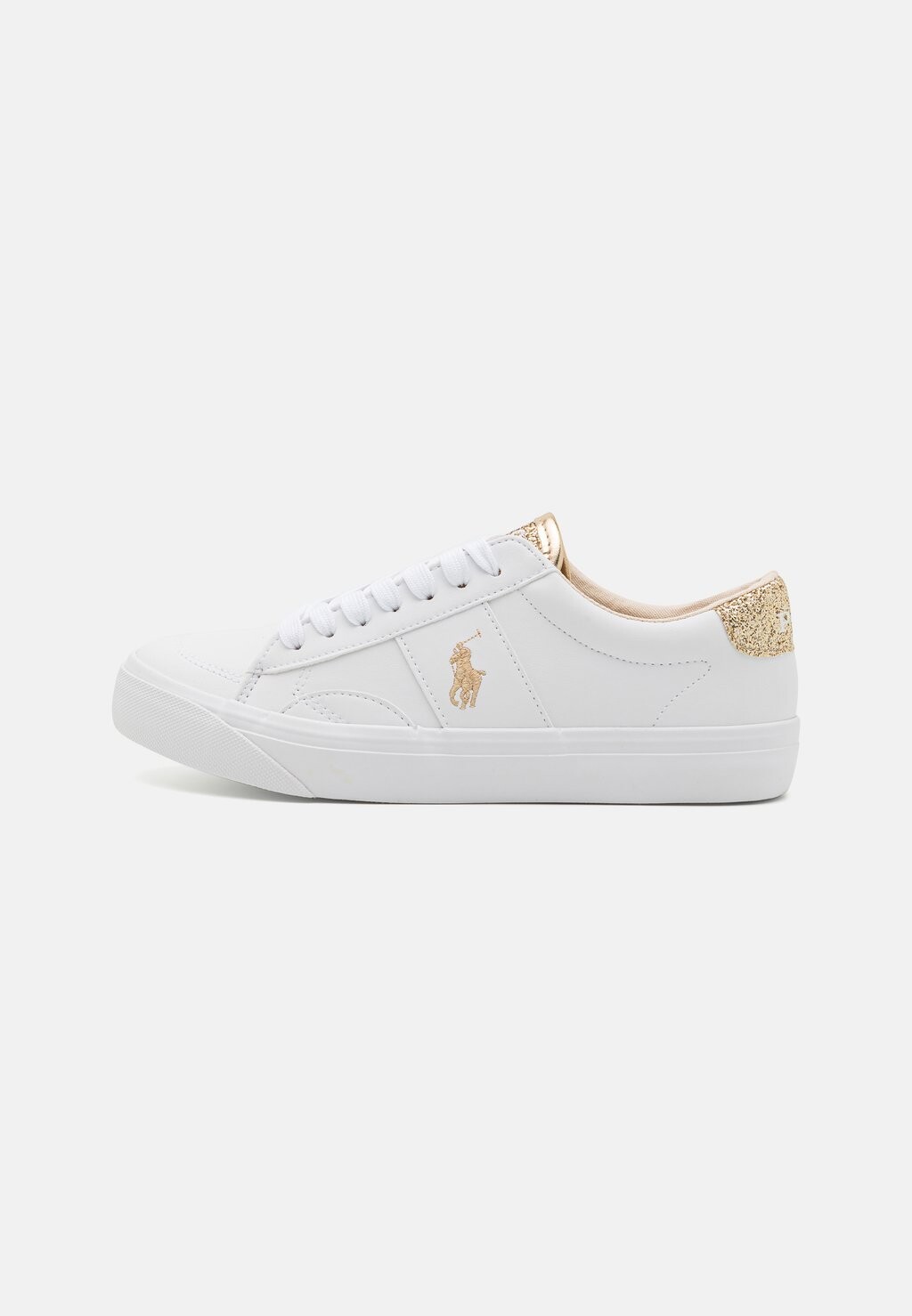 

Кроссовки Polo Ralph Lauren Ryley Unisex, белый/золотой