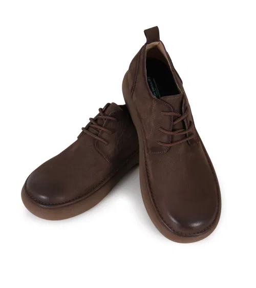 Унисекс лоферы из искусственной кожи BUTTON SEOUL Classic тёмно-коричневые — фото 3