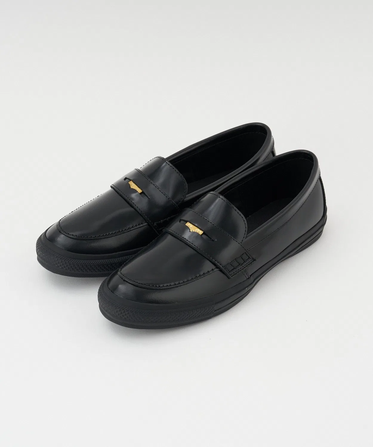 Кроссовки-лоферы Converse All Star Coin Loafers, кожа, чёрный