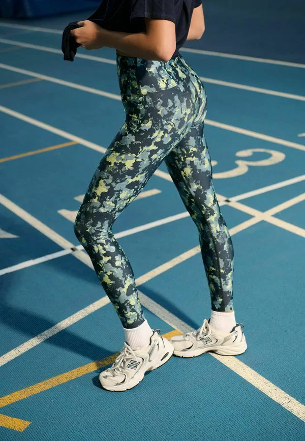 Активные силовые спортивные леггинсы брюки Next, Camo Print — фото 2