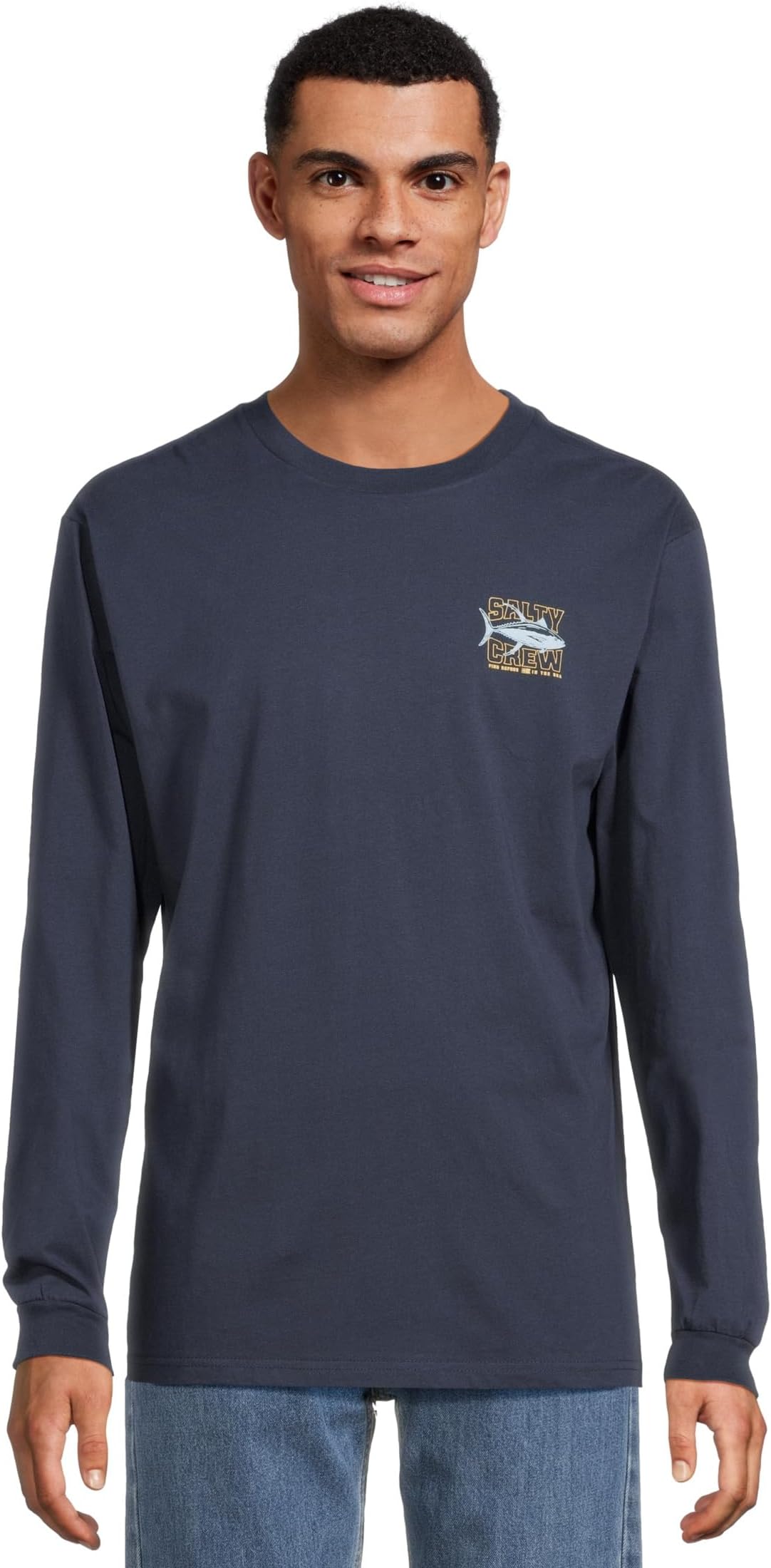 

Футболка Salty Crew Big Game Long Sleeve Tee, темно-синий