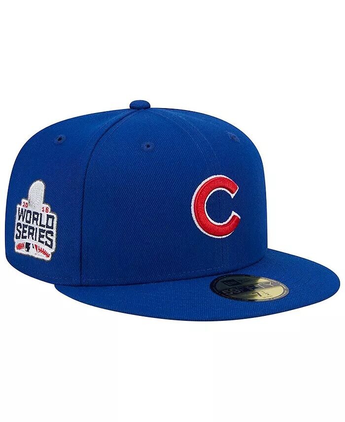 

Мужская приталенная кепка Royal Chicago Cubs World Series 2016, цвет 59FIFTY New Era, синий